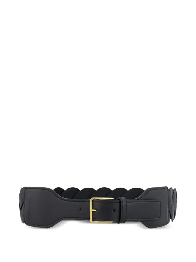 Altuzarra Altuzarra 編み込みカーフレザー スクエアバックルベルトの商品画像