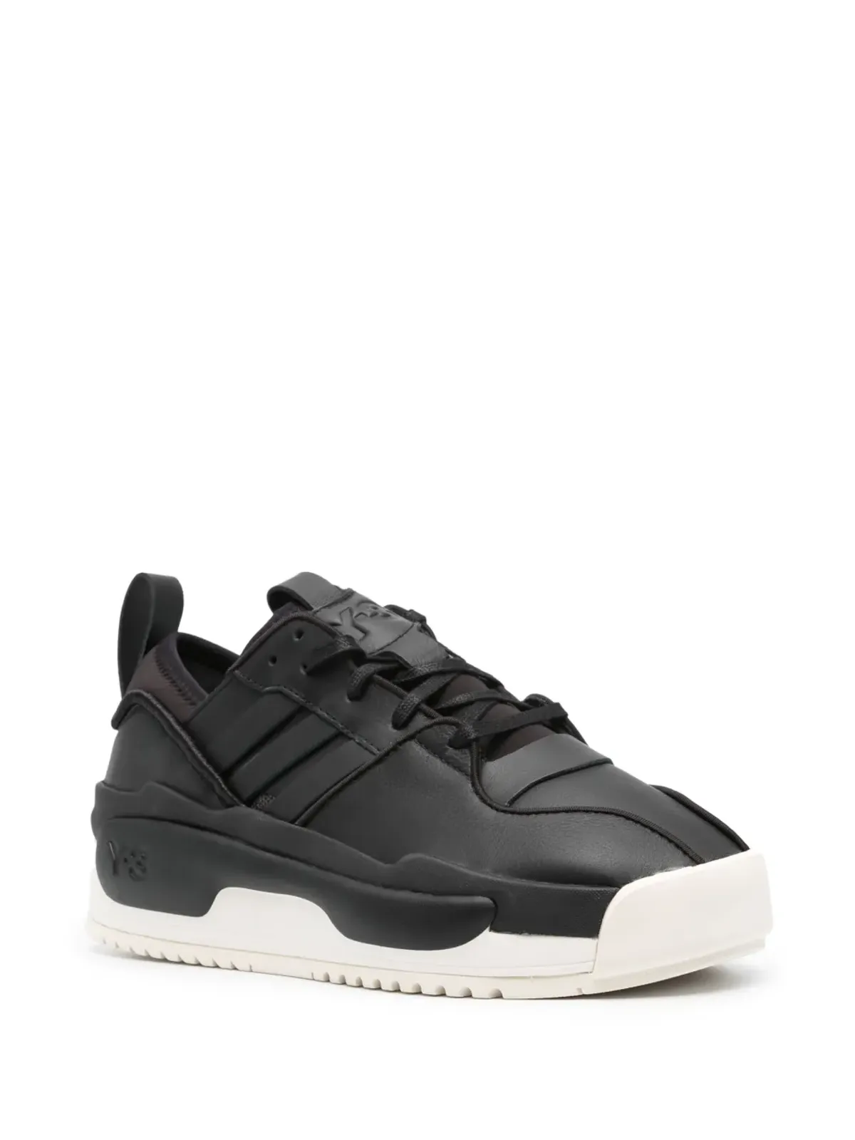 Y-3 Rivalry ロー・トップ レザー スニーカー - 画像2