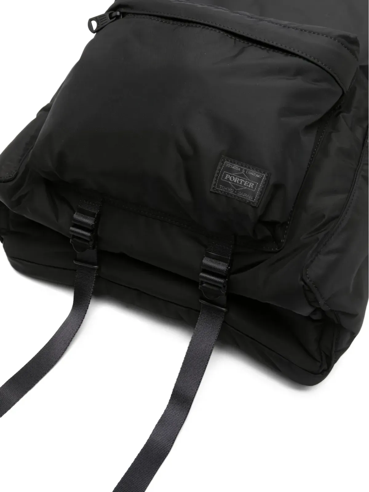 Porter-Yoshida & Co. ロゴパッチ付きパッド入りバックパック - 画像4