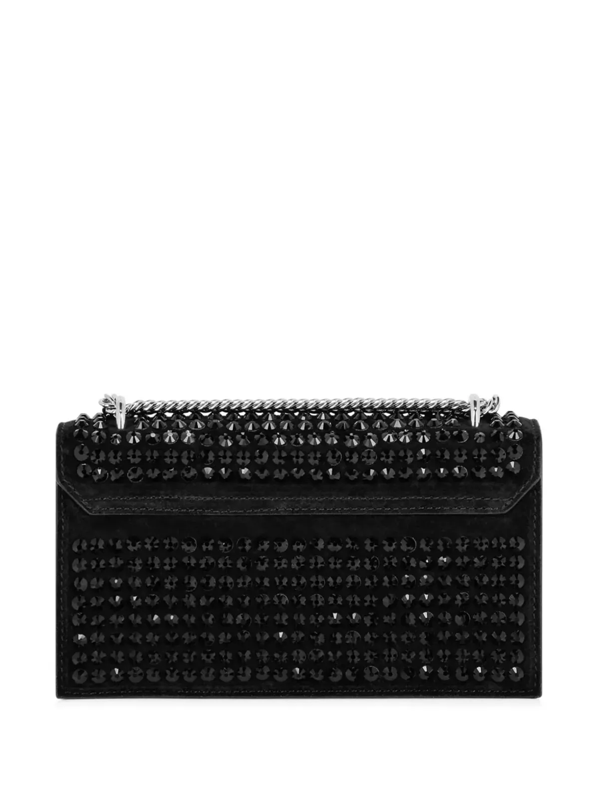 Philipp Plein 小さめクリスタル装飾ショルダーバッグ ブラック - 画像2