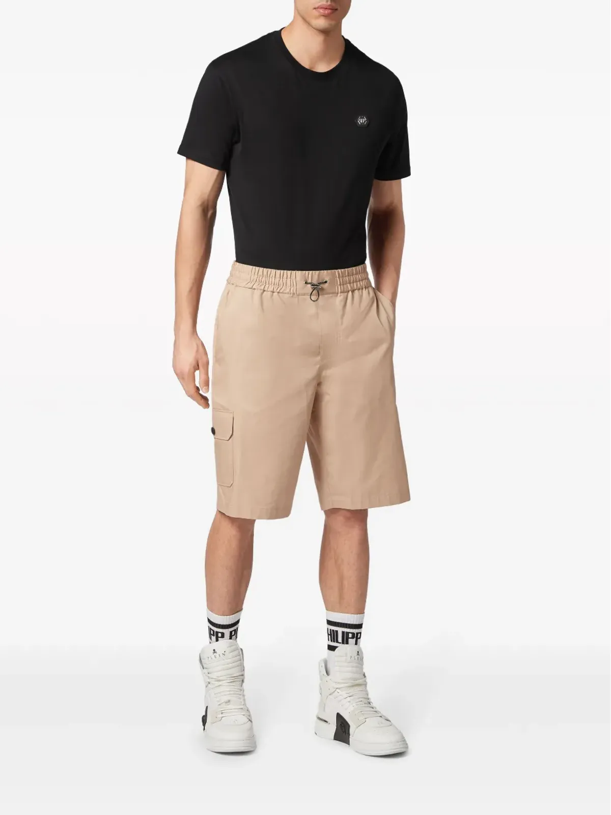 Philipp Plein トグル式留めのカーゴショーツ - ニュートラルカラー - 画像2