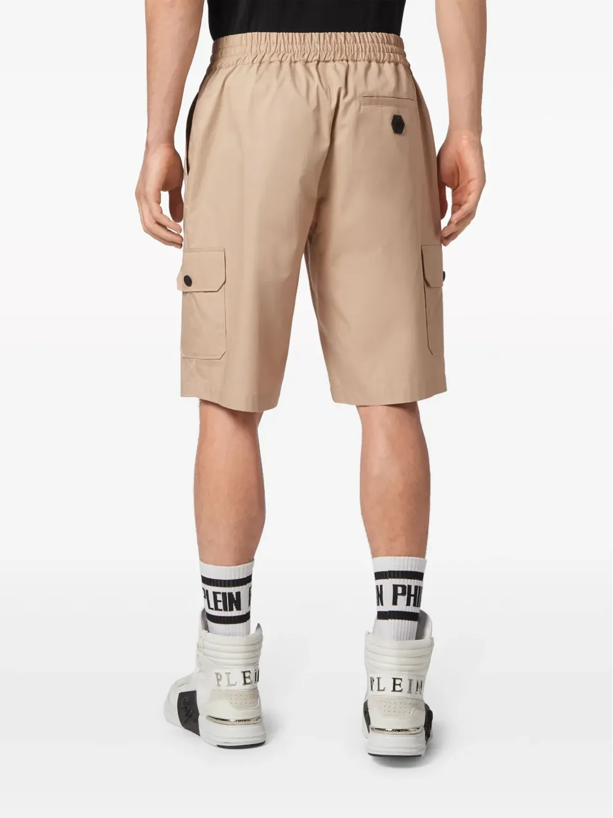 Philipp Plein トグル式留めのカーゴショーツ - ニュートラルカラー - 画像4