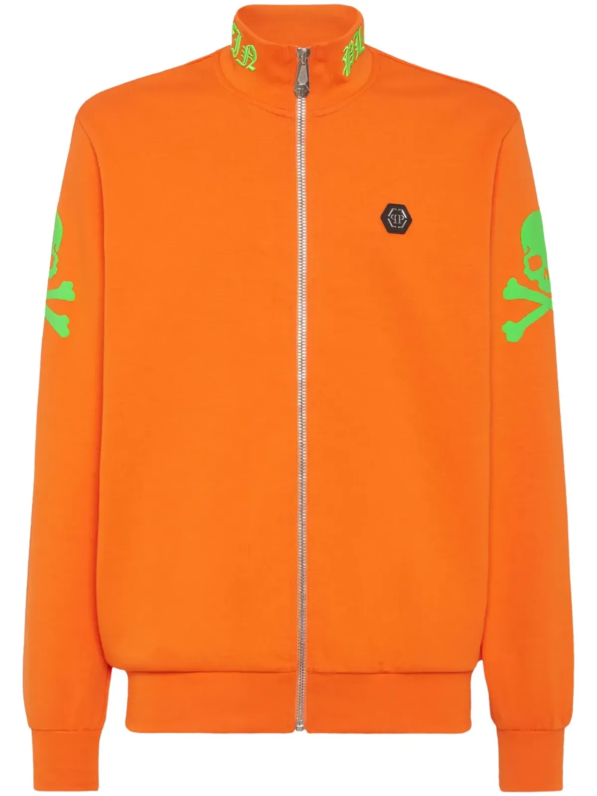 Philipp Plein エンブロイダード ボンバージャケット - オレンジ - 画像1