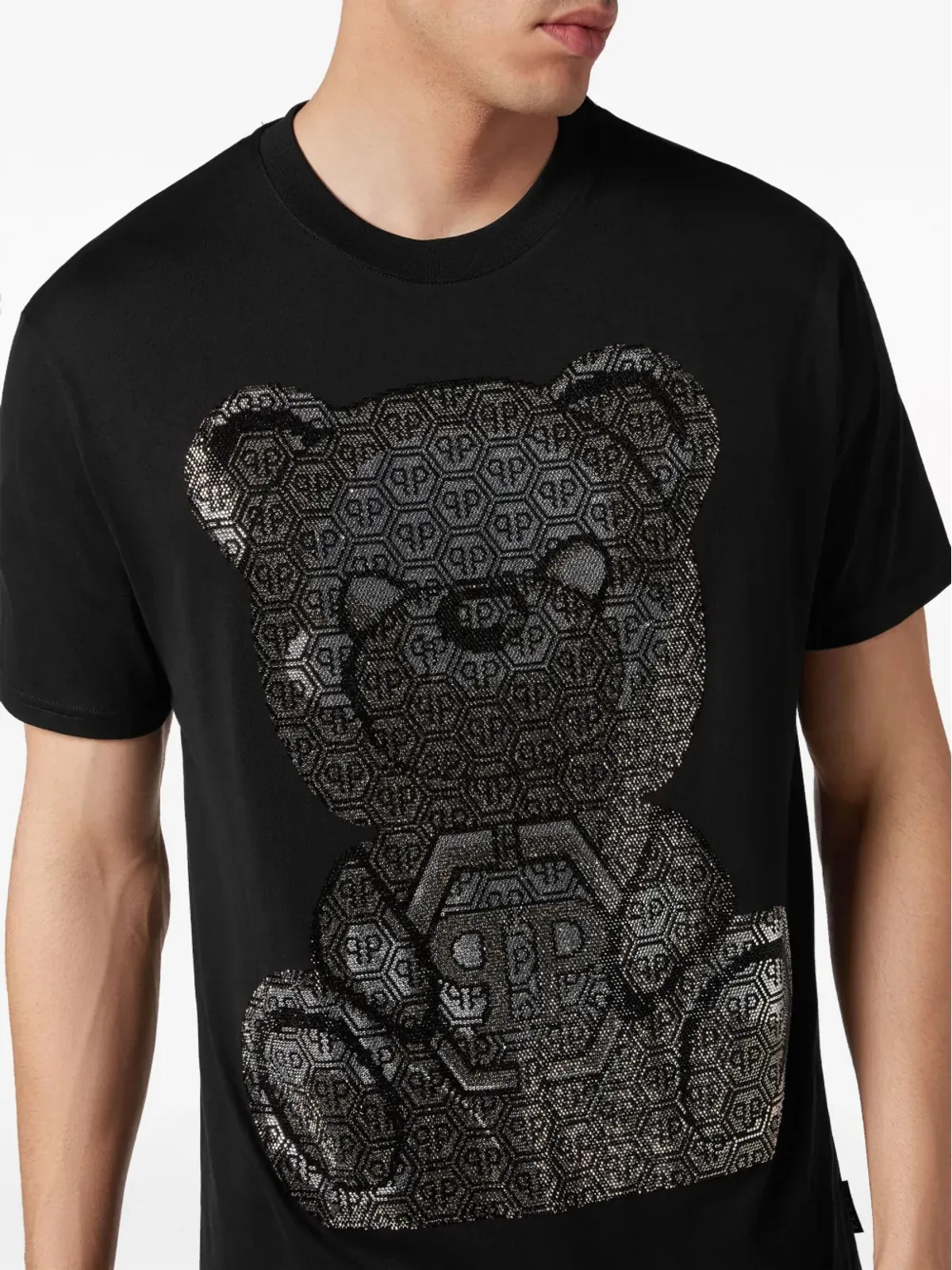 Philipp Plein 3D テディベア装飾 Tシャツ - 画像5