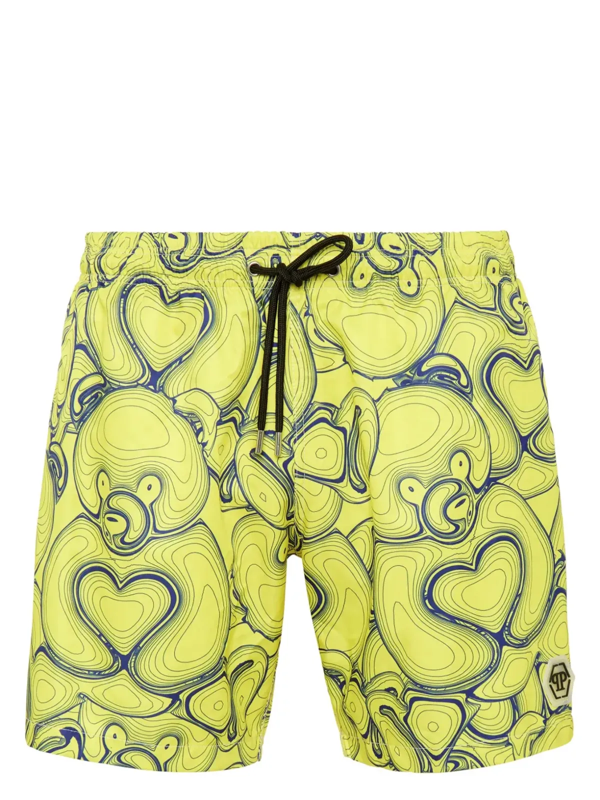 Philipp Plein テディベアプリントスイムショーツ - 画像1