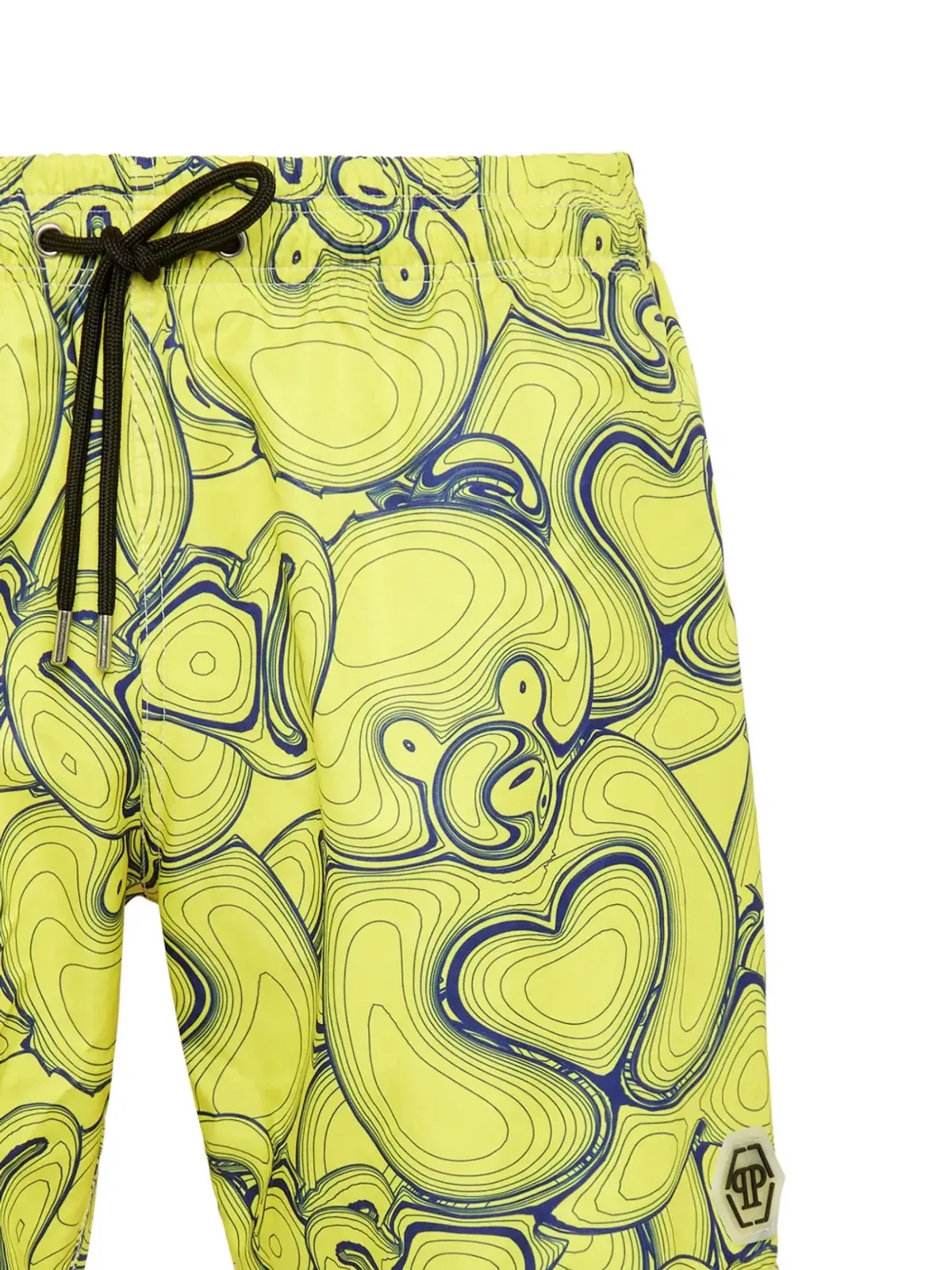 Philipp Plein テディベアプリントスイムショーツ - 画像2