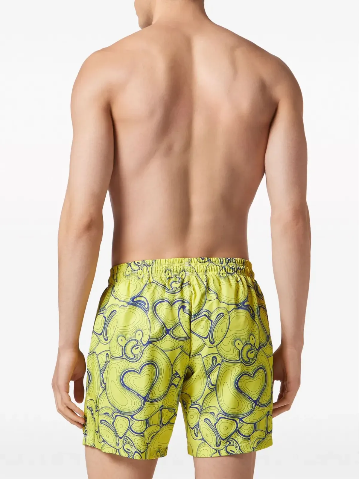 Philipp Plein テディベアプリントスイムショーツ - 画像4
