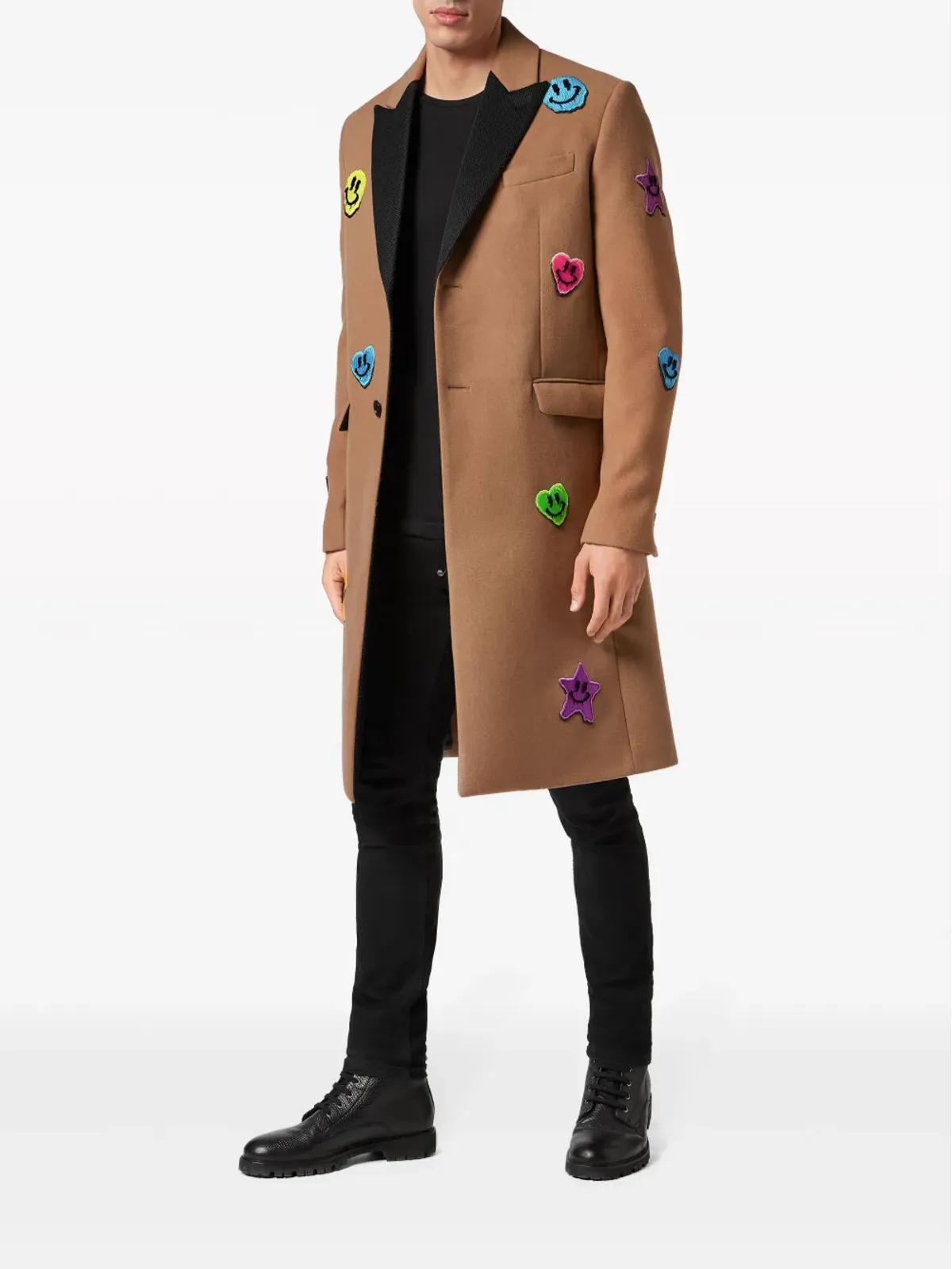 Philipp Plein マルチパッチ シングルブレスト コート - 画像2