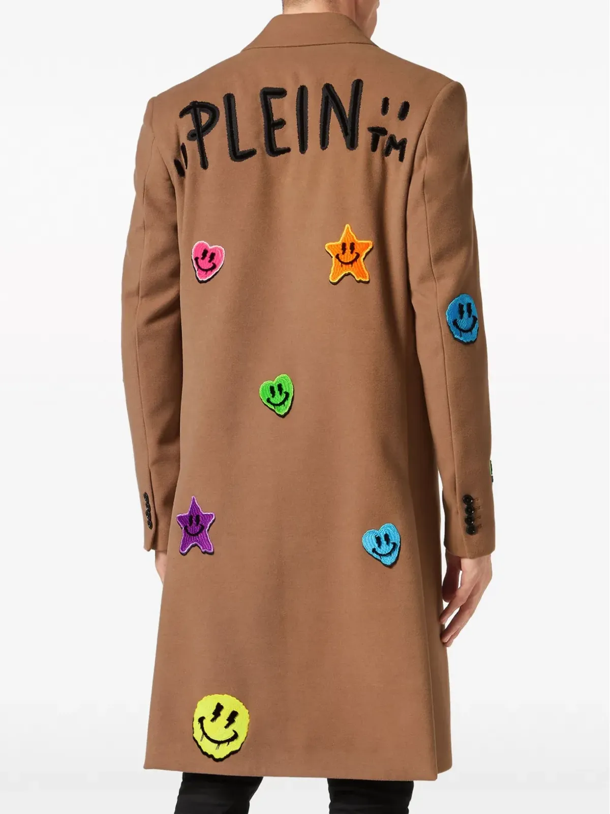 Philipp Plein マルチパッチ シングルブレスト コート - 画像3
