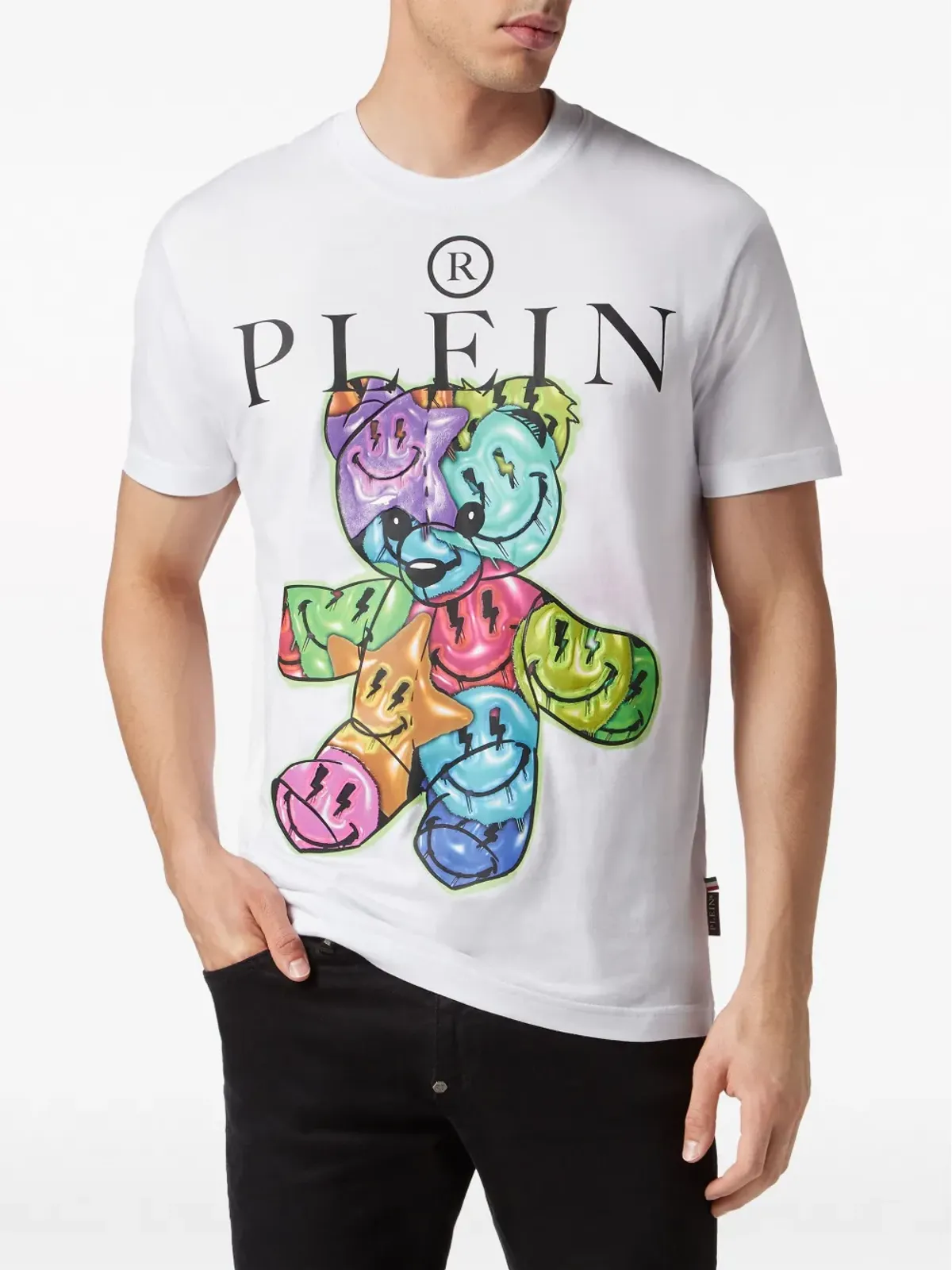 Philipp Plein SS Smile コットン Tシャツ - ホワイト - 画像3