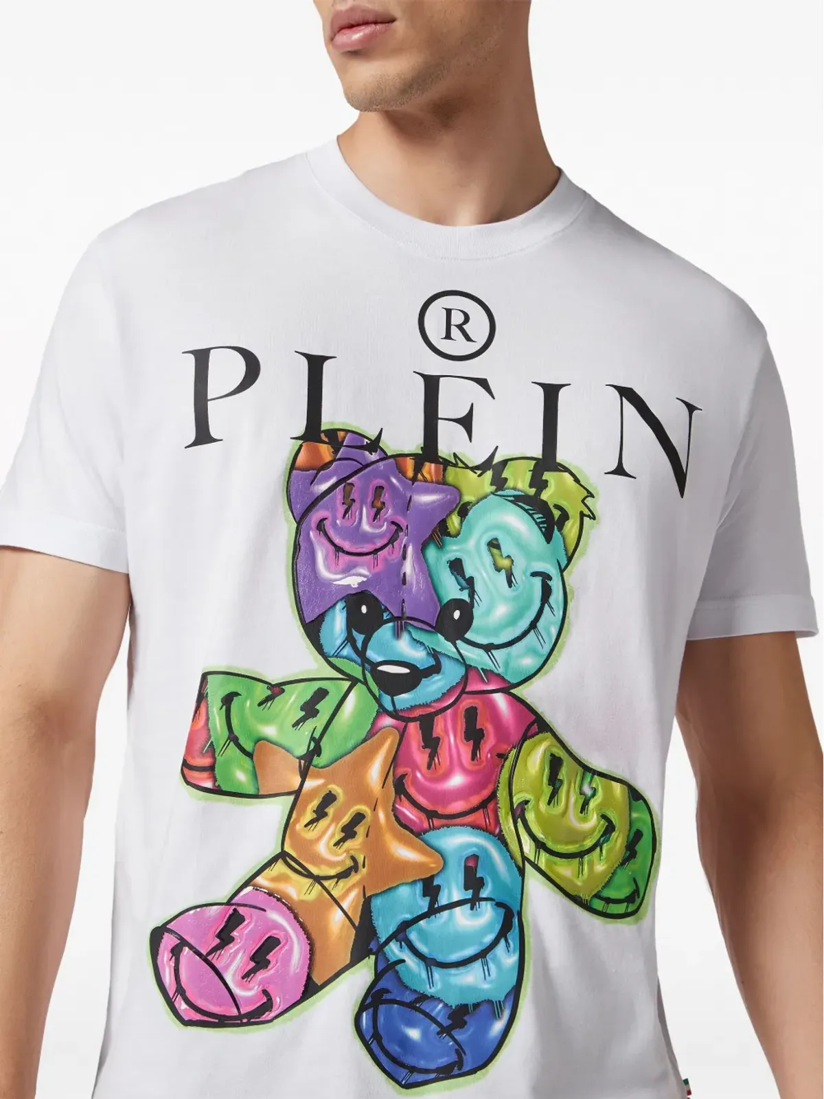 Philipp Plein SS Smile コットン Tシャツ - ホワイト - 画像4