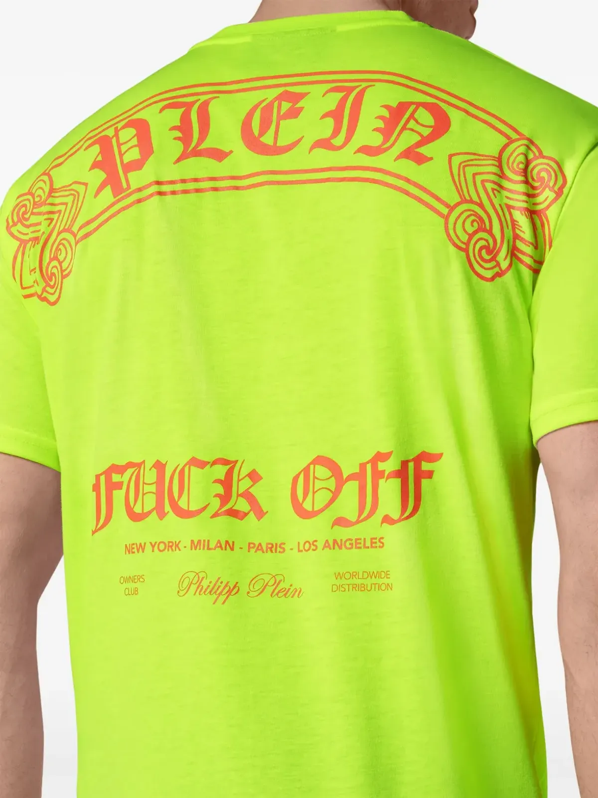 Philipp Plein ロゴプリント ラウンドネック Tシャツ - イエロー - 画像5