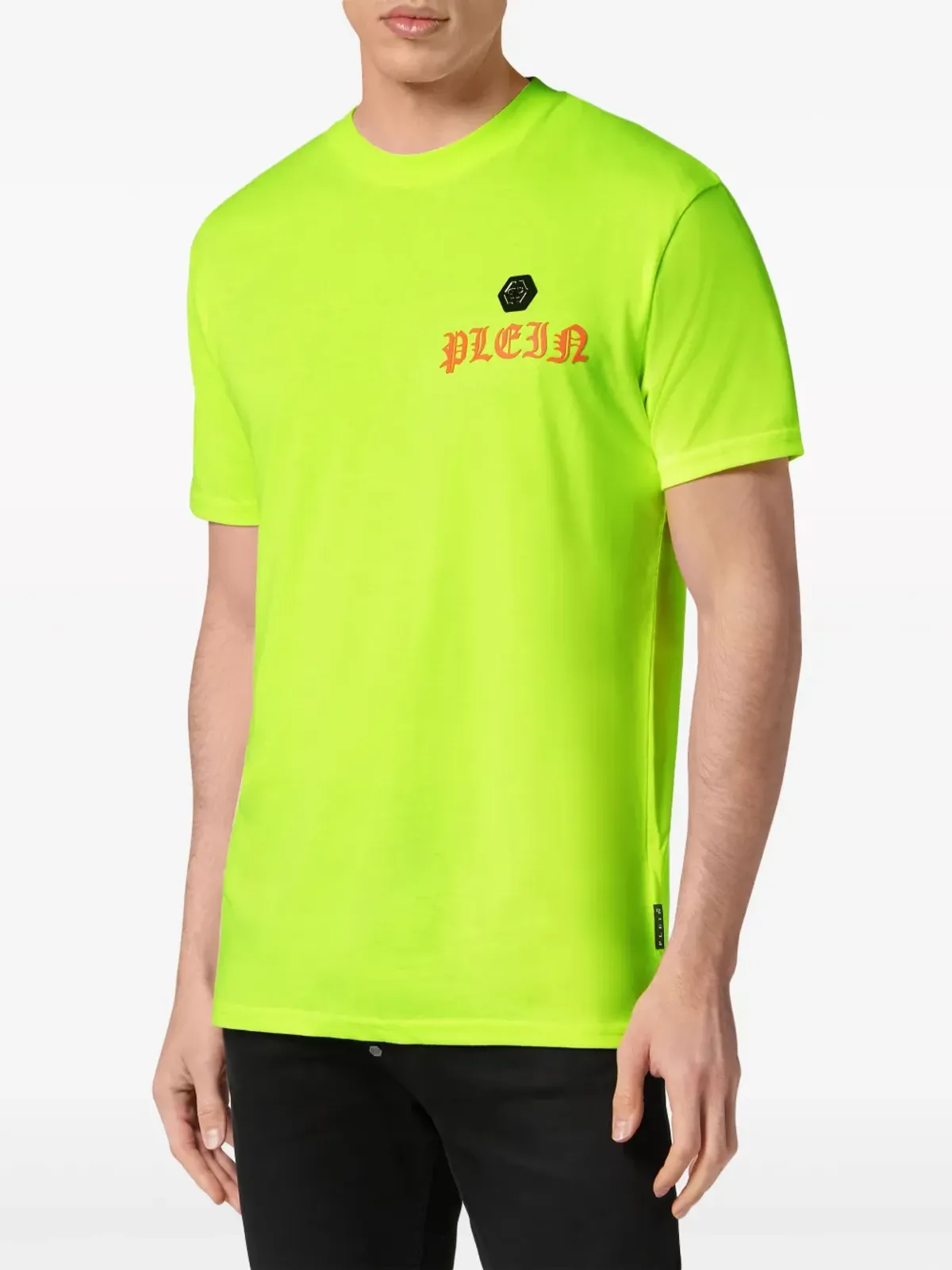 Philipp Plein ロゴプリント ラウンドネック Tシャツ - イエロー - 画像3
