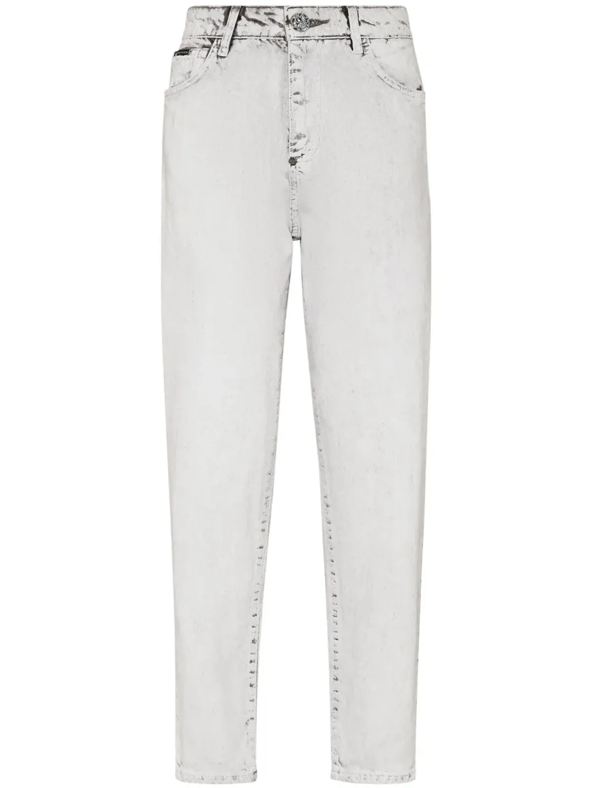 Philipp Plein モムフィット テーパードジーンズ - グレー - 画像1