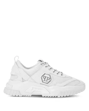 Philipp Plein Predator ロゴプレート スニーカー - ホワイト - サムネイル1