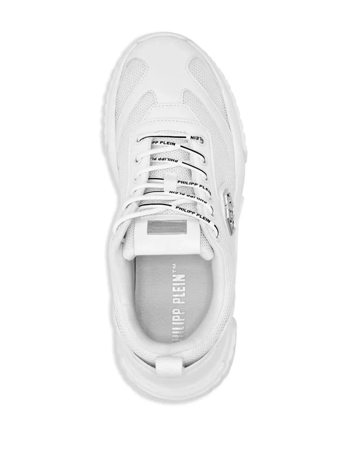 Philipp Plein Predator ロゴプレート スニーカー - ホワイト - 画像4