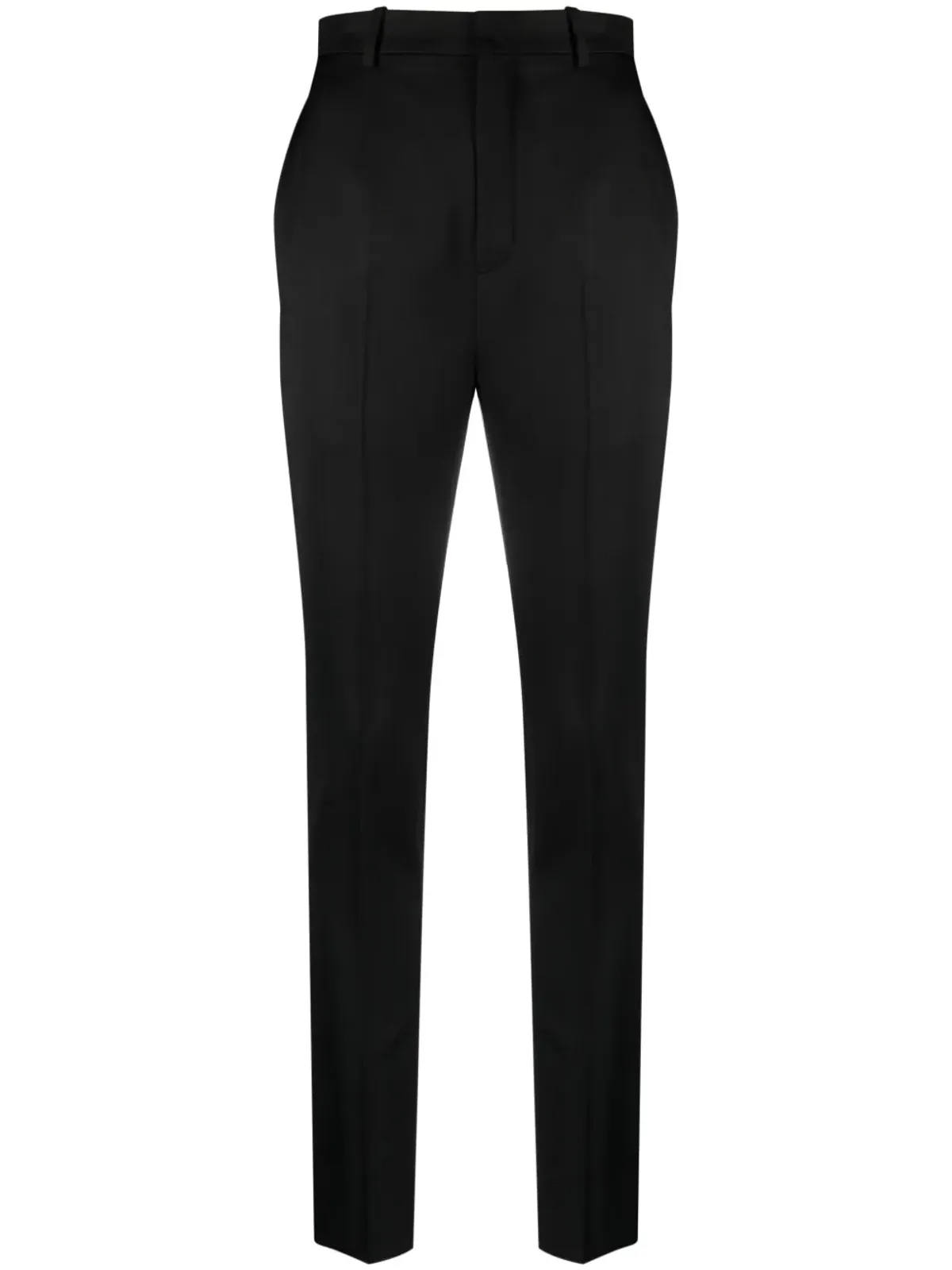 Saint Laurent ハイウエスト ウールパンツ - ブラック - 画像1