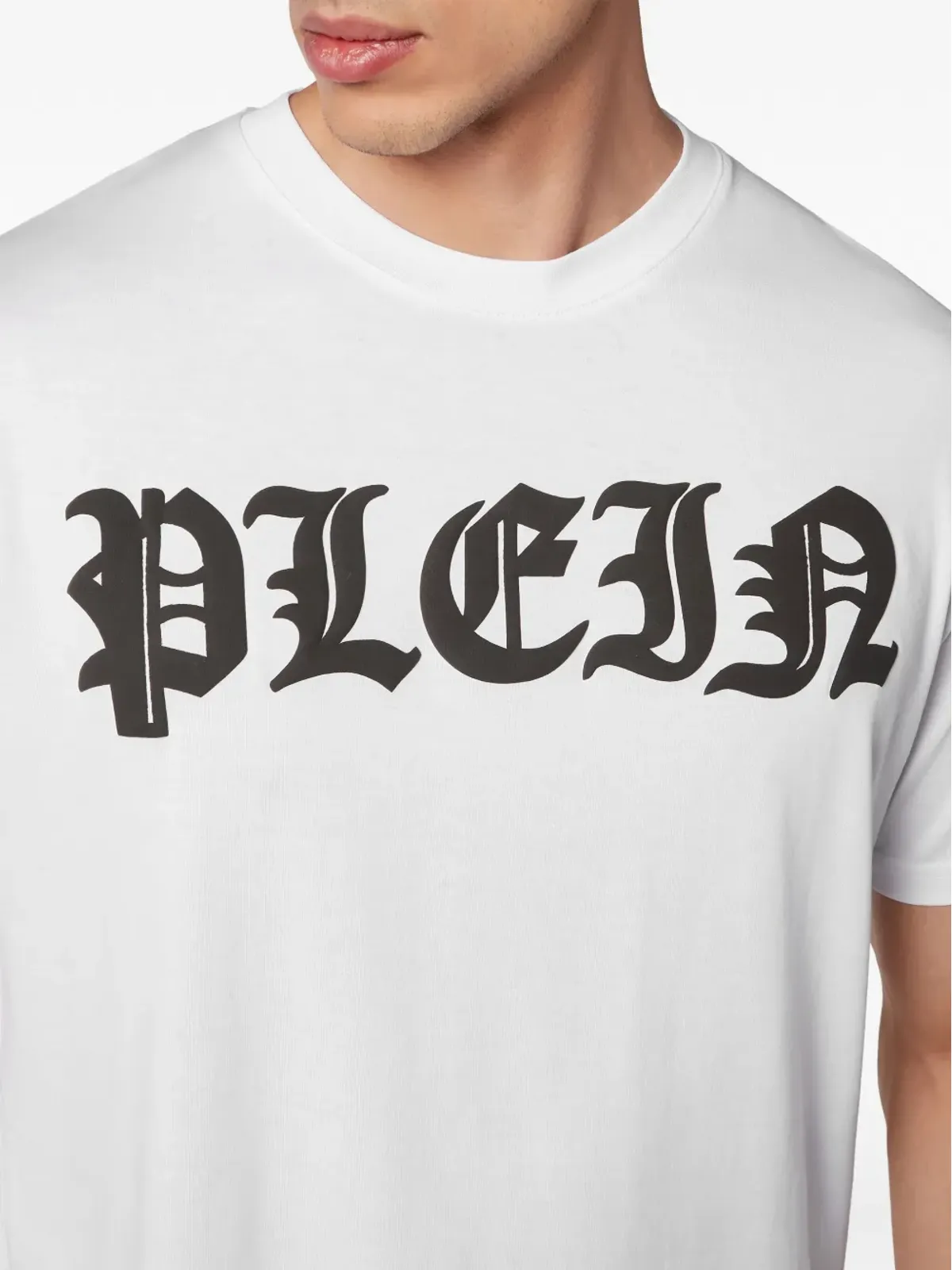 Philipp Plein ゴシック Plein コットン Tシャツ - ホワイト - 画像5