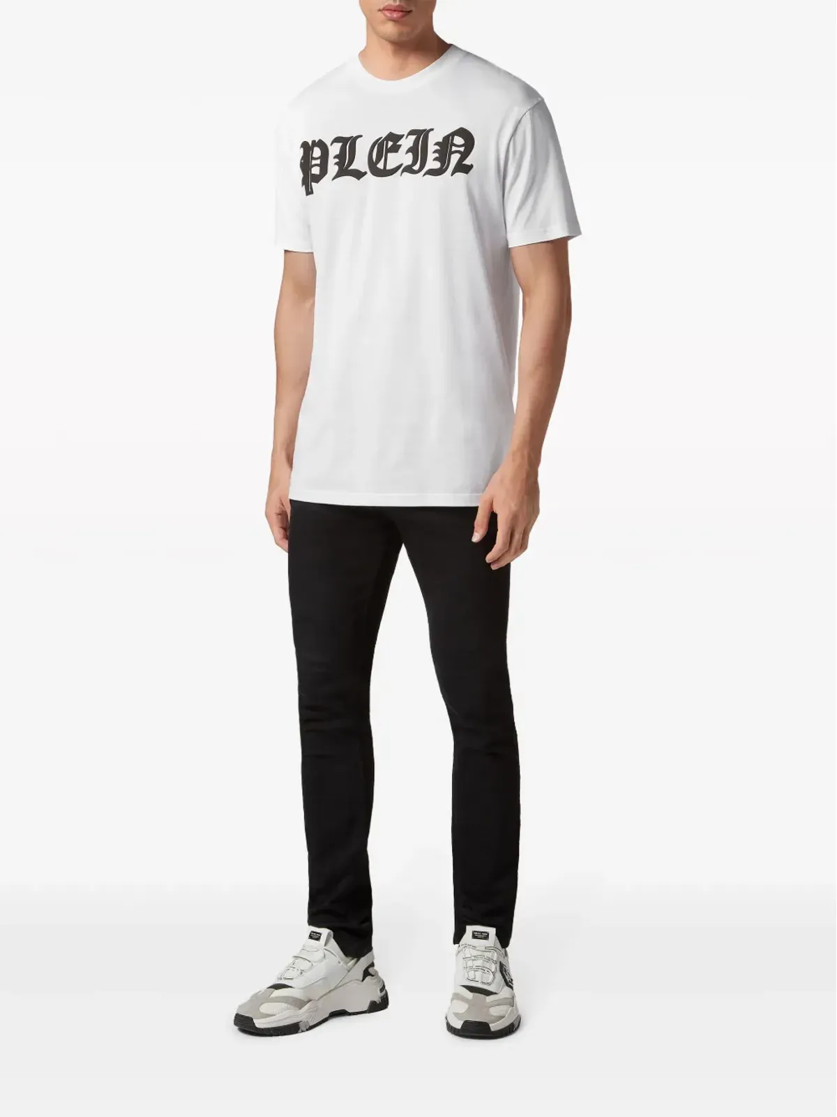 Philipp Plein ゴシック Plein コットン Tシャツ - ホワイト - 画像2