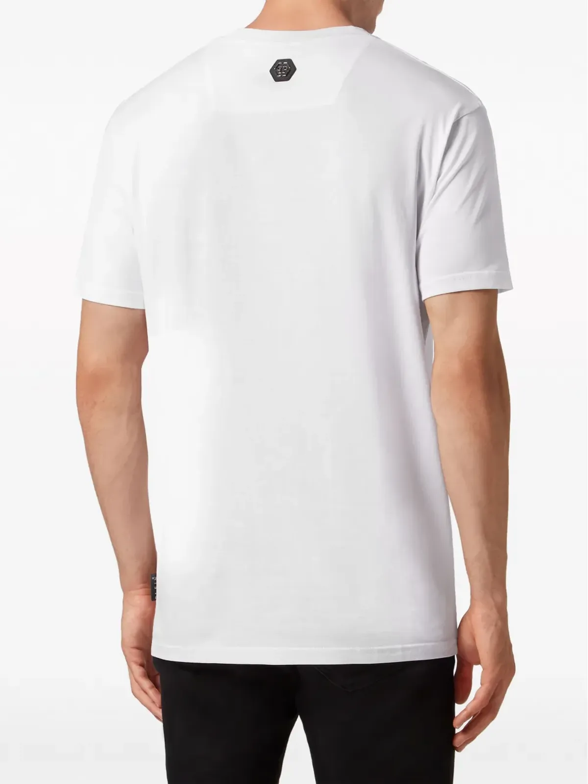 Philipp Plein ゴシック Plein コットン Tシャツ - ホワイト - 画像4