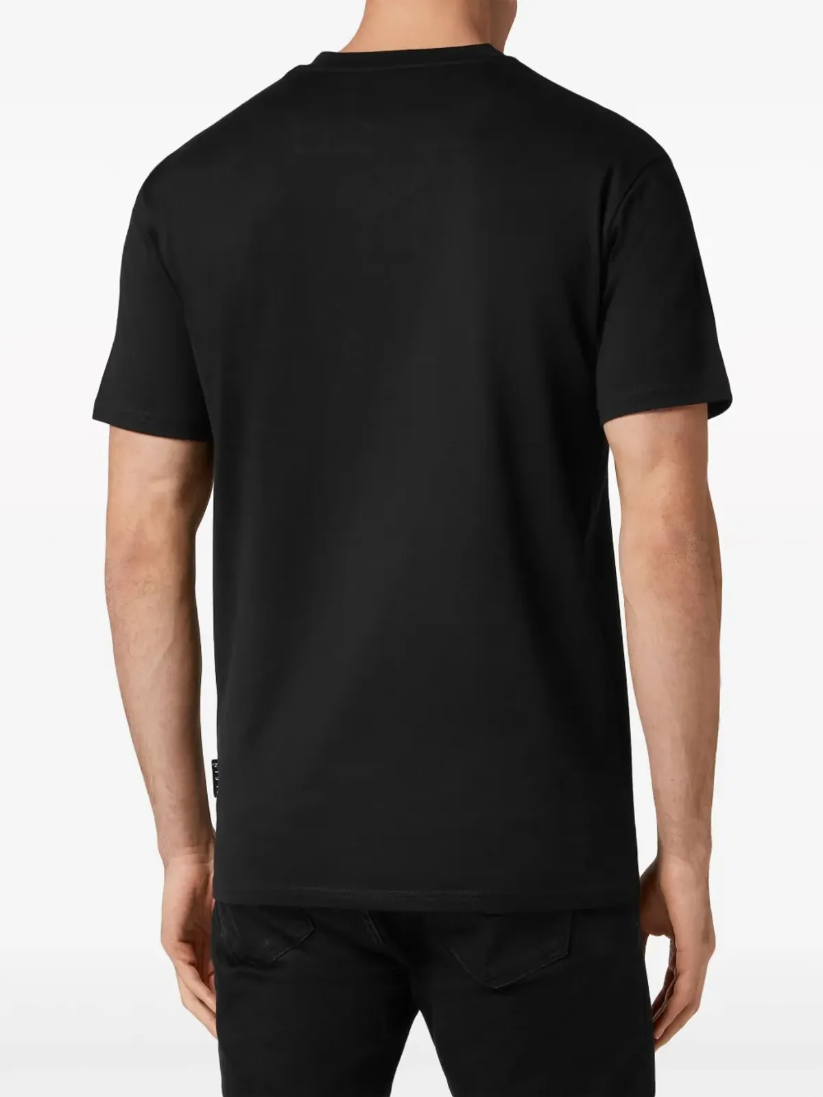 Philipp Plein ロゴプリント Vネック Tシャツ - 画像4