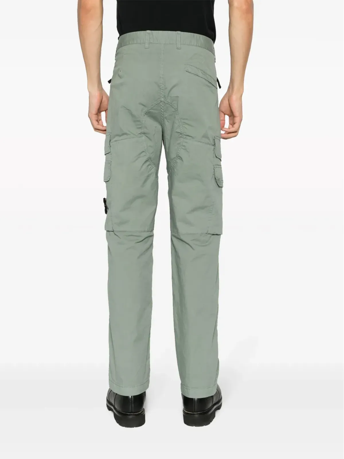 Stone Island ストレートレッグ カーゴパンツ グリーン - 画像4