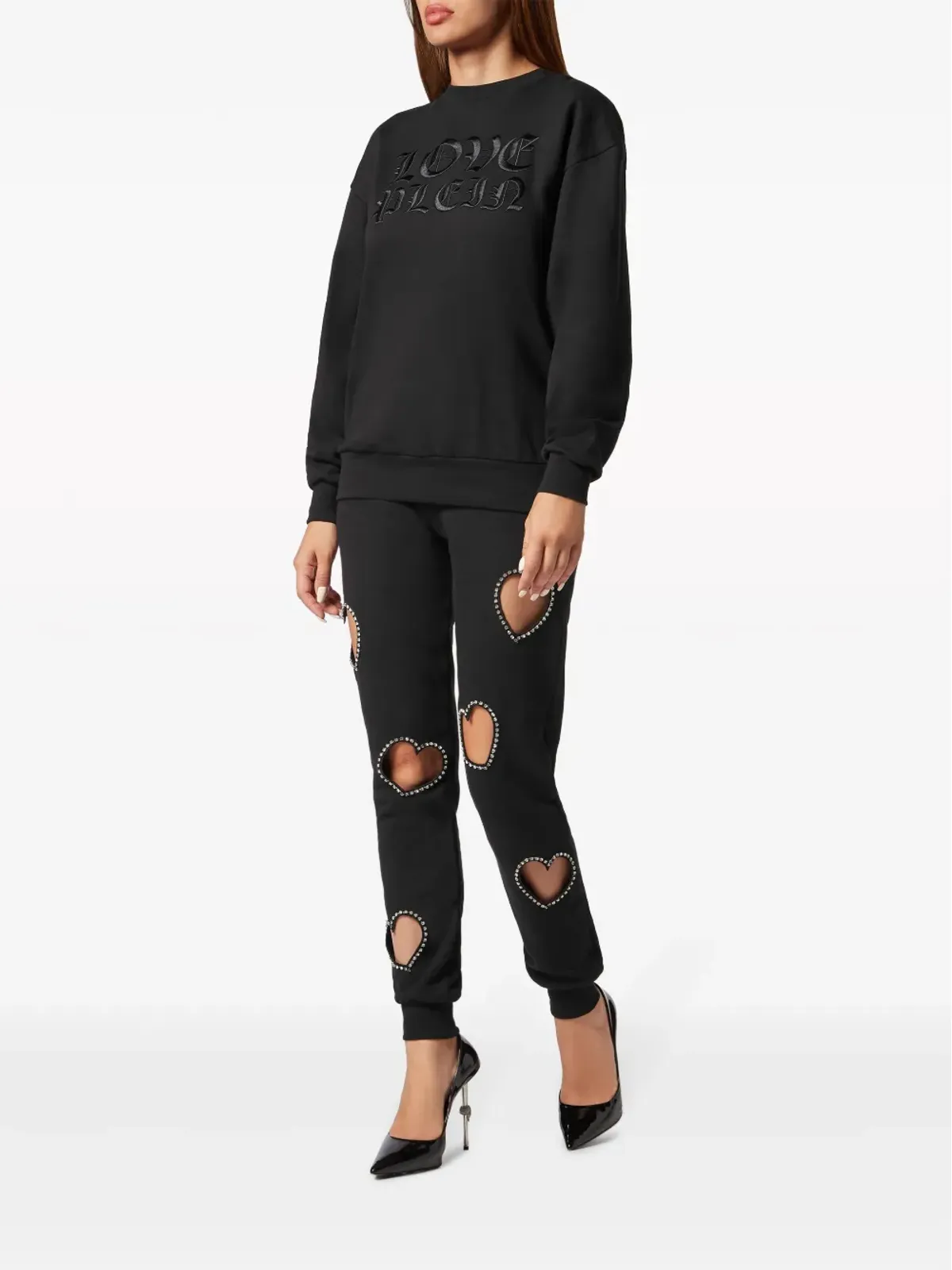 Philipp Plein ロゴパッチ コットン スウェットシャツ - ブラック - 画像2