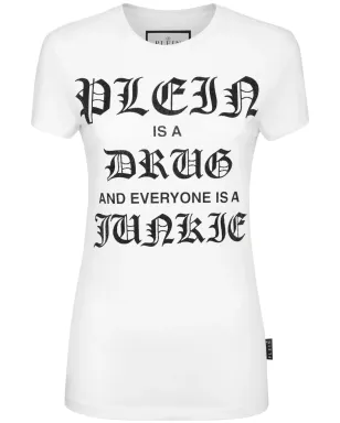 Philipp Plein セクシーなピュアコットンTシャツ ホワイト - サムネイル1