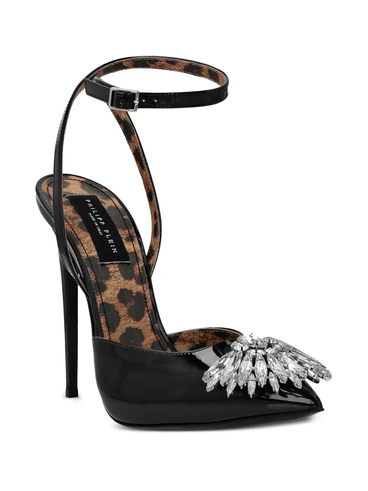 Philipp Plein ミラー 100mm クリスタル装飾パンプス - 画像2