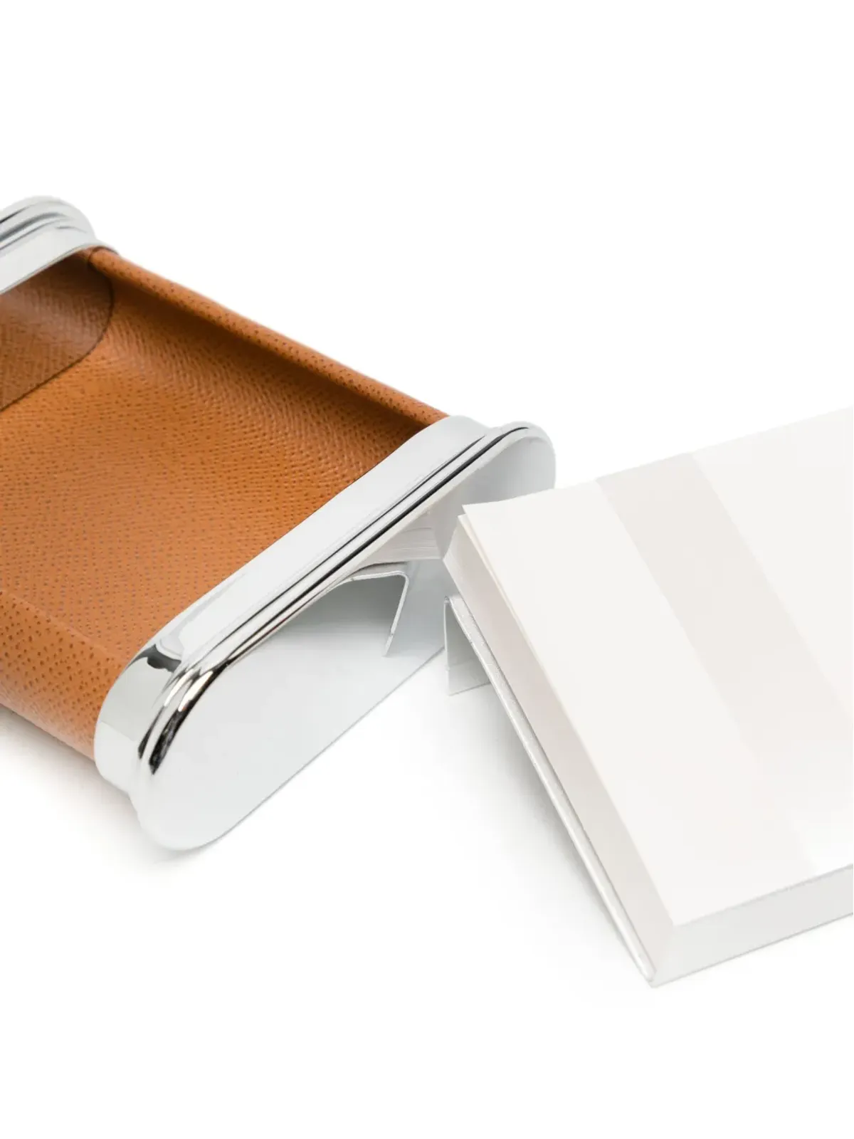 Graf von Faber-Castell エプソムレザー ノートレットボックス - Silver - 画像3