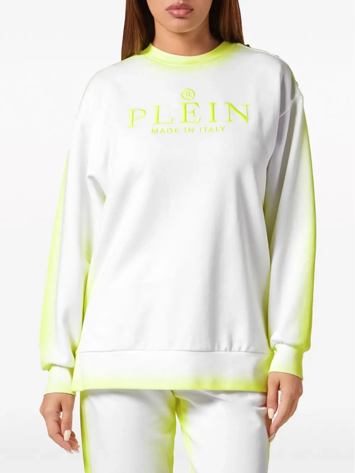 Philipp Plein ロゴ刺繍入り コットン スウェットシャツ - ホワイト - 画像3