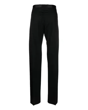 Givenchy サテン・トリム ストレートカット テーラード トラウザーズ - ブラック - サムネイル2