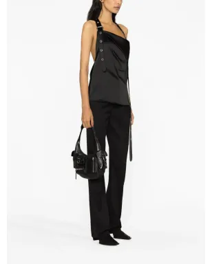 Off-White アイレット装飾ホルターネックトップ - サムネイル3
