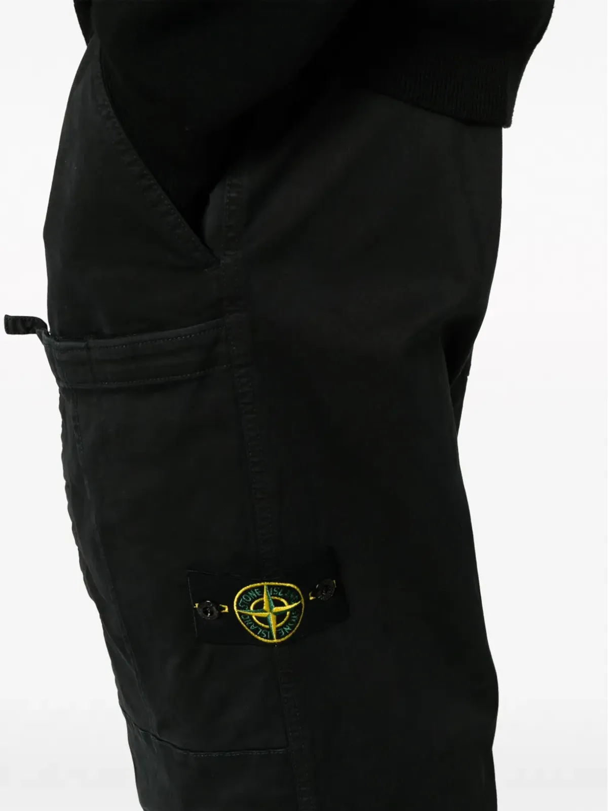 Stone Island コンパスパッチ コットン カーゴパンツ - ブラック - 画像5