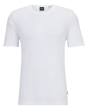 BOSS ロゴタグ バブルジャカード コットン Tシャツ - サムネイル1