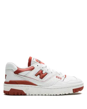 New Balance 550 ロゴエンボス レザー スニーカー - サムネイル1