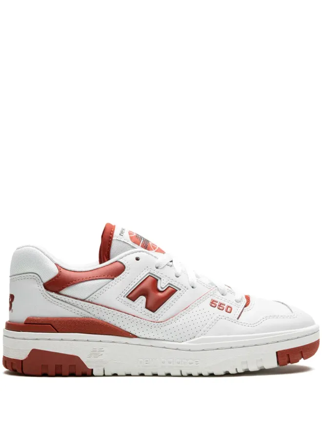 New Balance New Balance 550 ロゴエンボス レザー スニーカーの商品画像