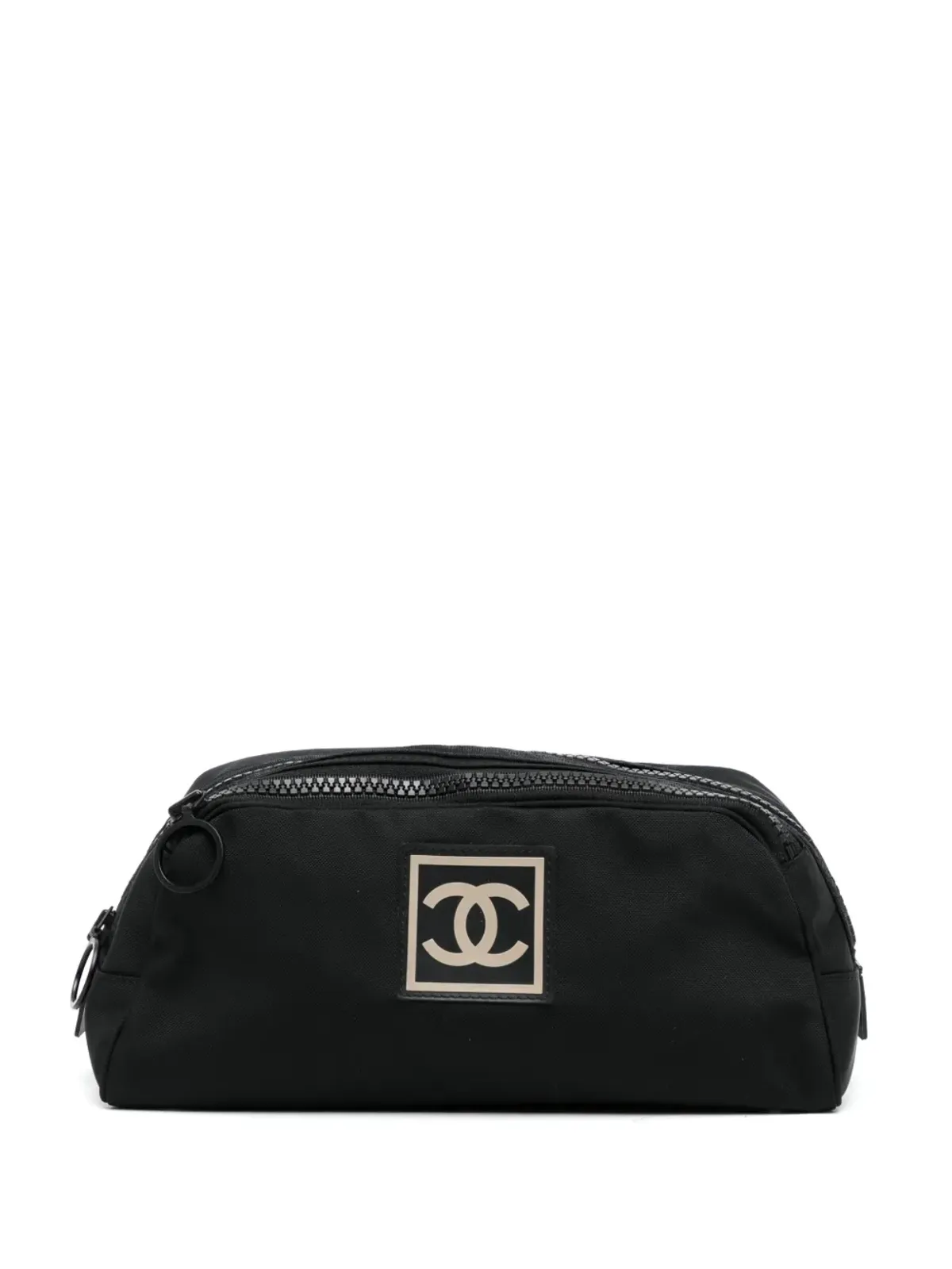 CHANEL ビンテージ スポーツライン コスメポーチ ブラック - 画像1