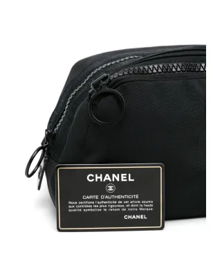 CHANEL ビンテージ スポーツライン コスメポーチ ブラック - サムネイル5