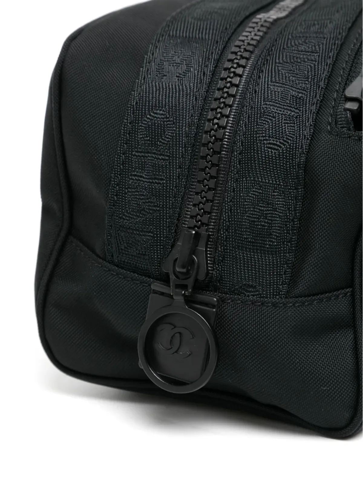 CHANEL ビンテージ スポーツライン コスメポーチ ブラック - 画像3
