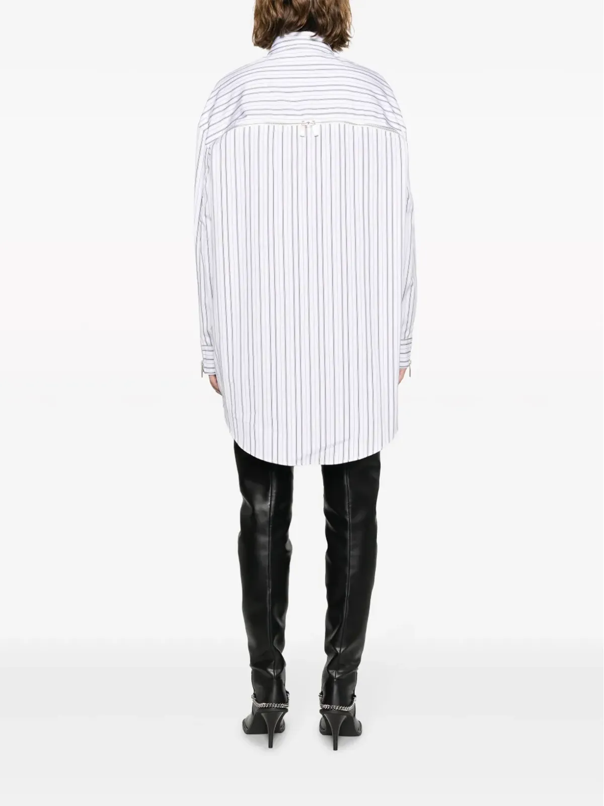 Off-White ストライプ柄コットンシャツ - 画像4