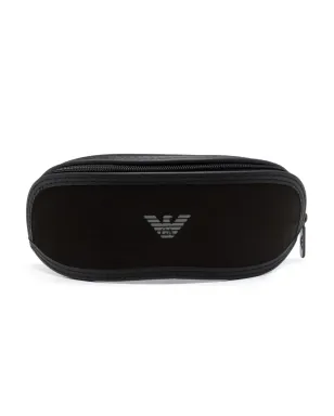 Emporio Armani ラウンドフレーム サングラス ブラウン - サムネイル4