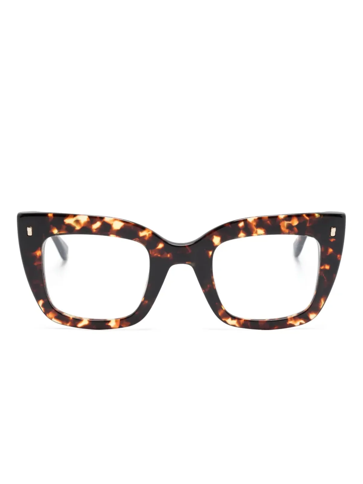 DSQUARED2 EYEWEAR Hype tortoiseshell butterfly-frame glasses - Brown - 画像1