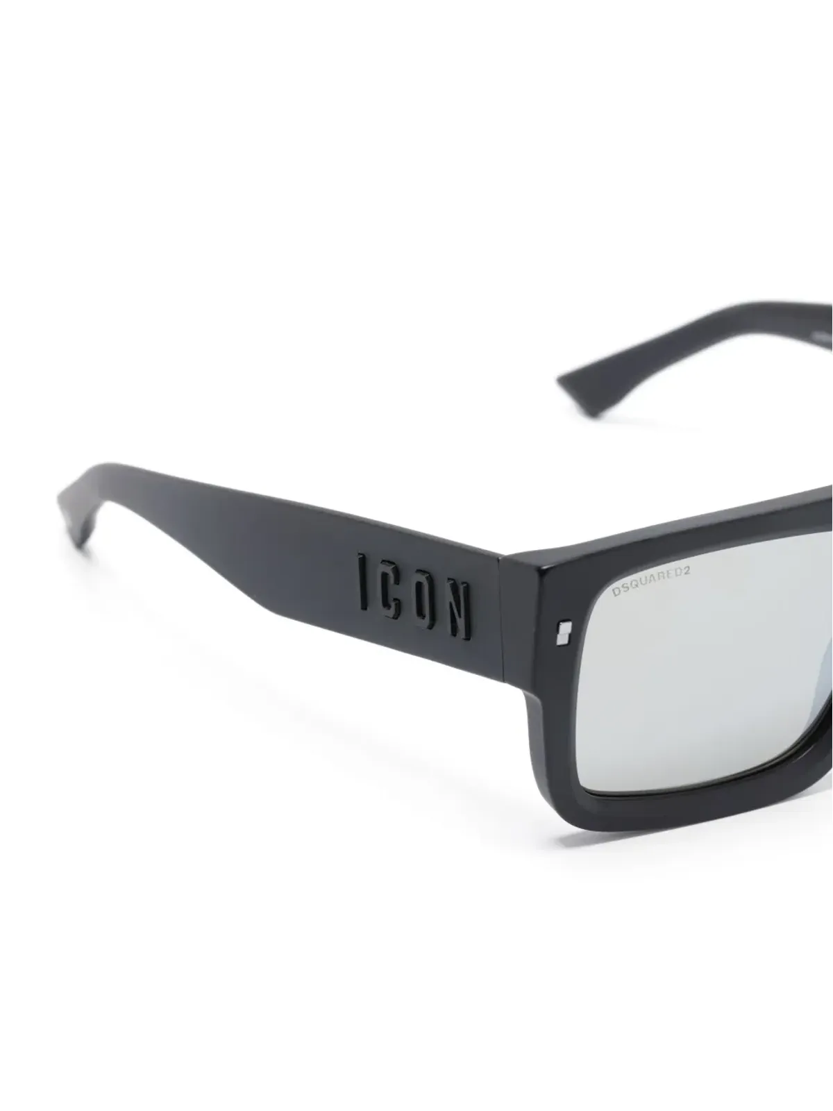 DSQUARED2 EYEWEAR アイコン スクエアフレーム サングラス - ブラック - 画像3