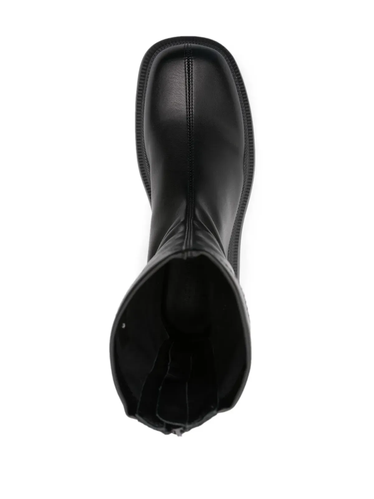Vic Matie Saudi embossed-logo ankle boots - Black - 画像4