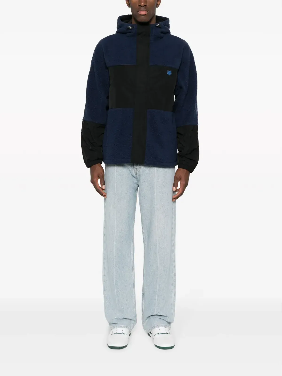 Maison Kitsuné フォックスヘッドパッチ付きフードジャケット - 画像2