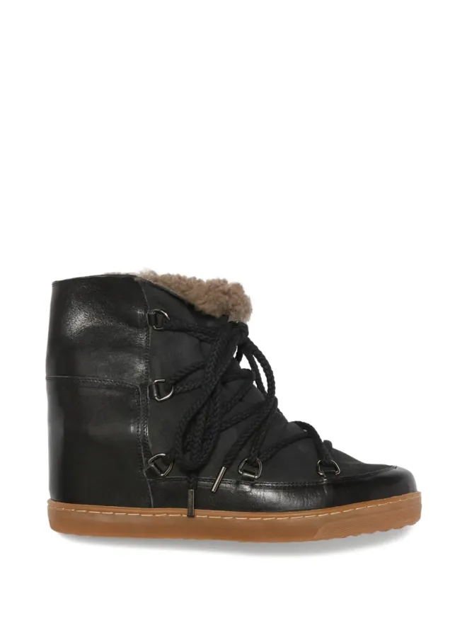Isabel Marant ISABEL MARANT Nowles レースアップブーツ - ブラックの商品画像