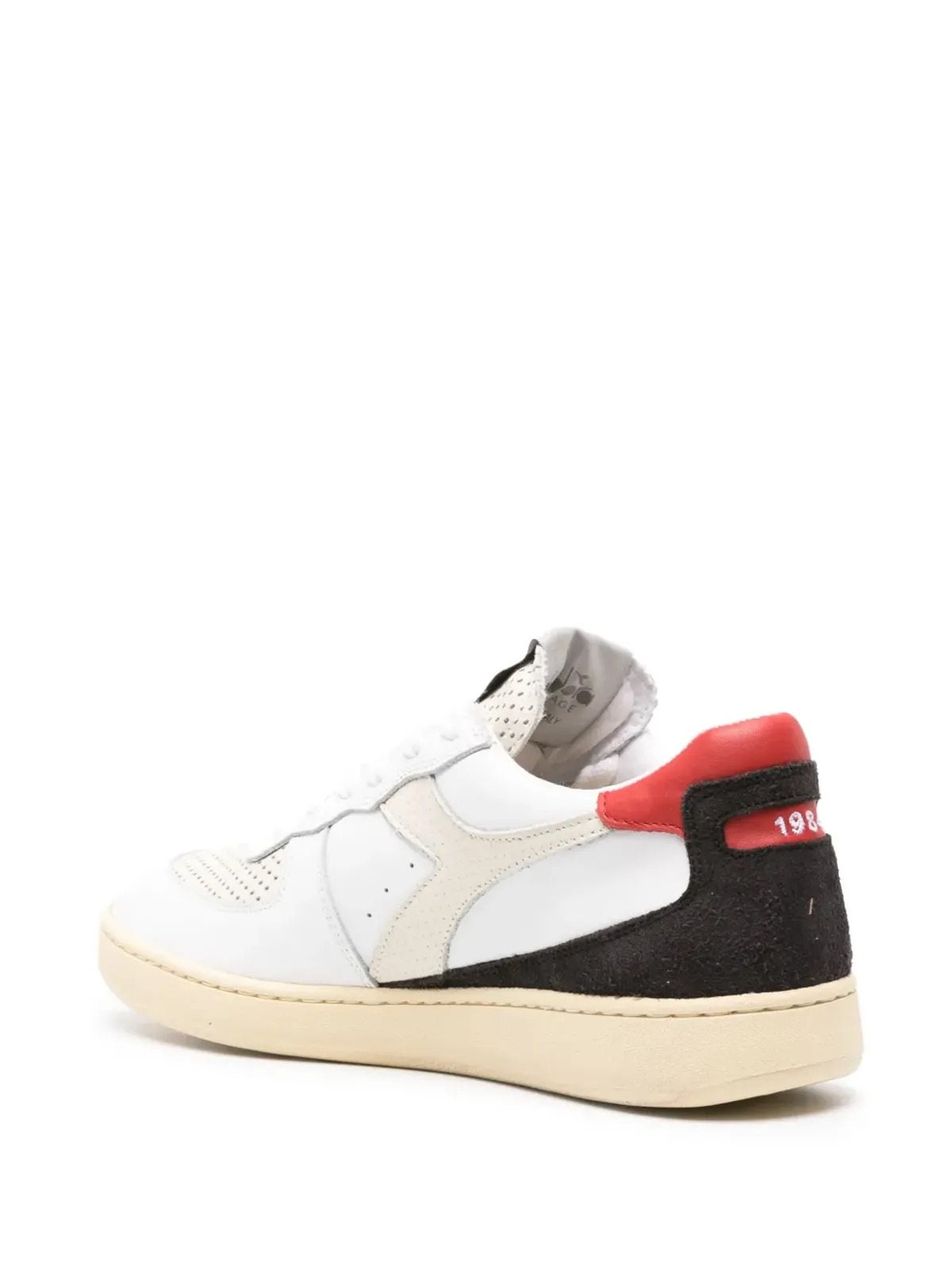 Diadora Basket panelled sneakers - White - 画像3