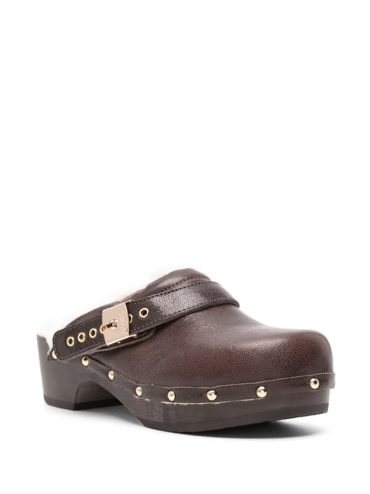 Scholl Pescura Robin レザー・クロッグ - 画像2