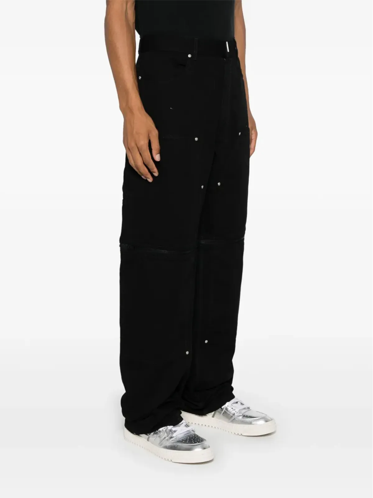 Givenchy 4G-detail ジーンズ ブラック - 画像3